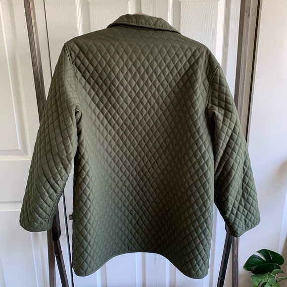Quilted dark green button up jacket. Northern reflections size medium. Perfect! - Picture 5 of 9